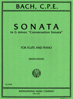 Bach, C.P.E. - "Conversation" Sonata in G minor - FLUTISTRY BOSTON