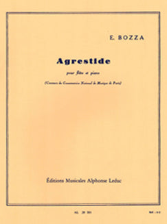 Bozza, E. - Agrestide - FLUTISTRY BOSTON