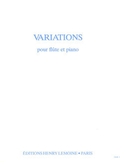 Damase, J. - Variations - FLUTISTRY BOSTON