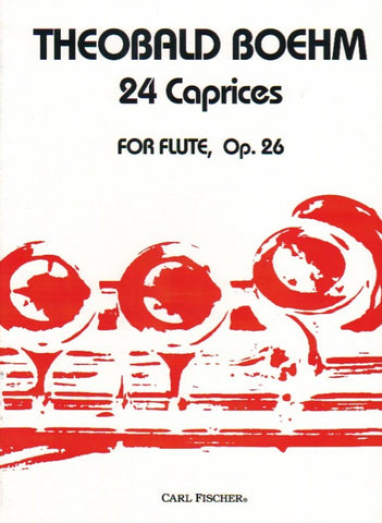 Boehm, T. - 24 Caprice Etudes Op. 26 (Fischer)
