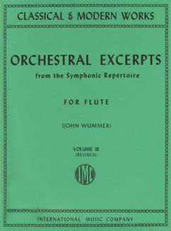 Orchestral Excerpts from the Symphonic Repertoire - Vol 3 - FLUTISTRY BOSTON
