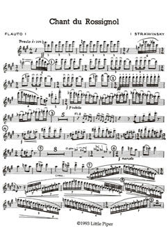 Stravinsky, I. - Chant du Rossignol - Flute I - FLUTISTRY BOSTON