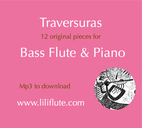 Marulanda, C. - Traversuras for Bass Flute & Piano