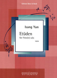 Yun, I. - Etuden for solo Flute - FLUTISTRY BOSTON