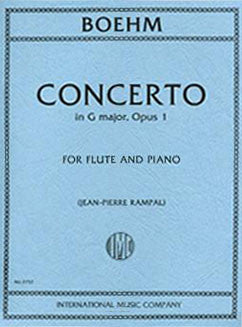 Boehm, T. - Concerto in G major - FLUTISTRY BOSTON