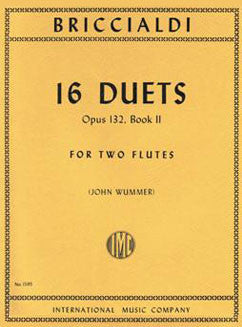 Briccialdi, G. - 16 Duets, Op. 132: Book 2 - FLUTISTRY BOSTON