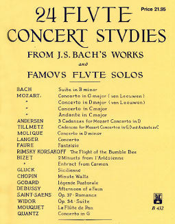 24 Flute Concert Studies - FLUTISTRY BOSTON