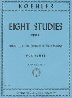 Koehler, E. - 8 Studies Op. 33 - FLUTISTRY BOSTON