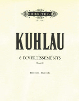 Kuhlau, F. - 6 Divertissements - FLUTISTRY BOSTON