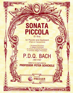Bach, P.D.Q. - Sonata Piccola - FLUTISTRY BOSTON
