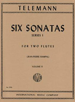 Telemann, G.P. - Six Sonatas, Series I: Vol. II - FLUTISTRY BOSTON