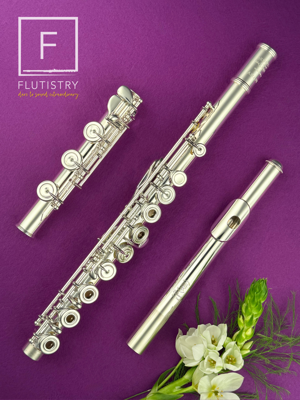 Amadeus Flute - AF780 - B footjoint, Offset G, C# trill, Open hole