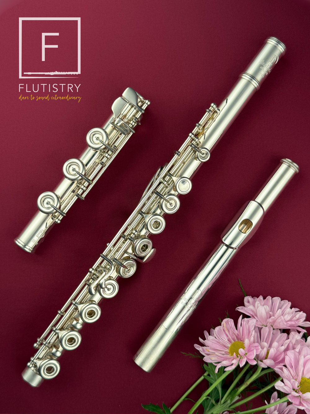 Burkart Professional Flute - Silver - B footjoint, Offset G, C# trill, Open hole