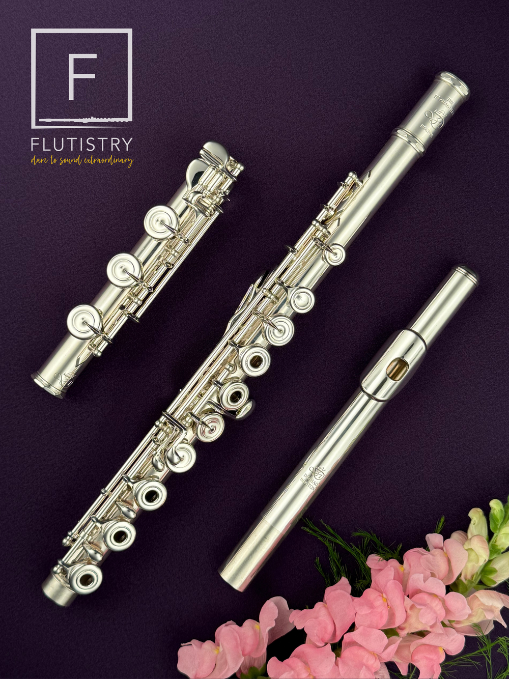 Di Zhao Handmade Flute - D-S - Silver (Drawn)