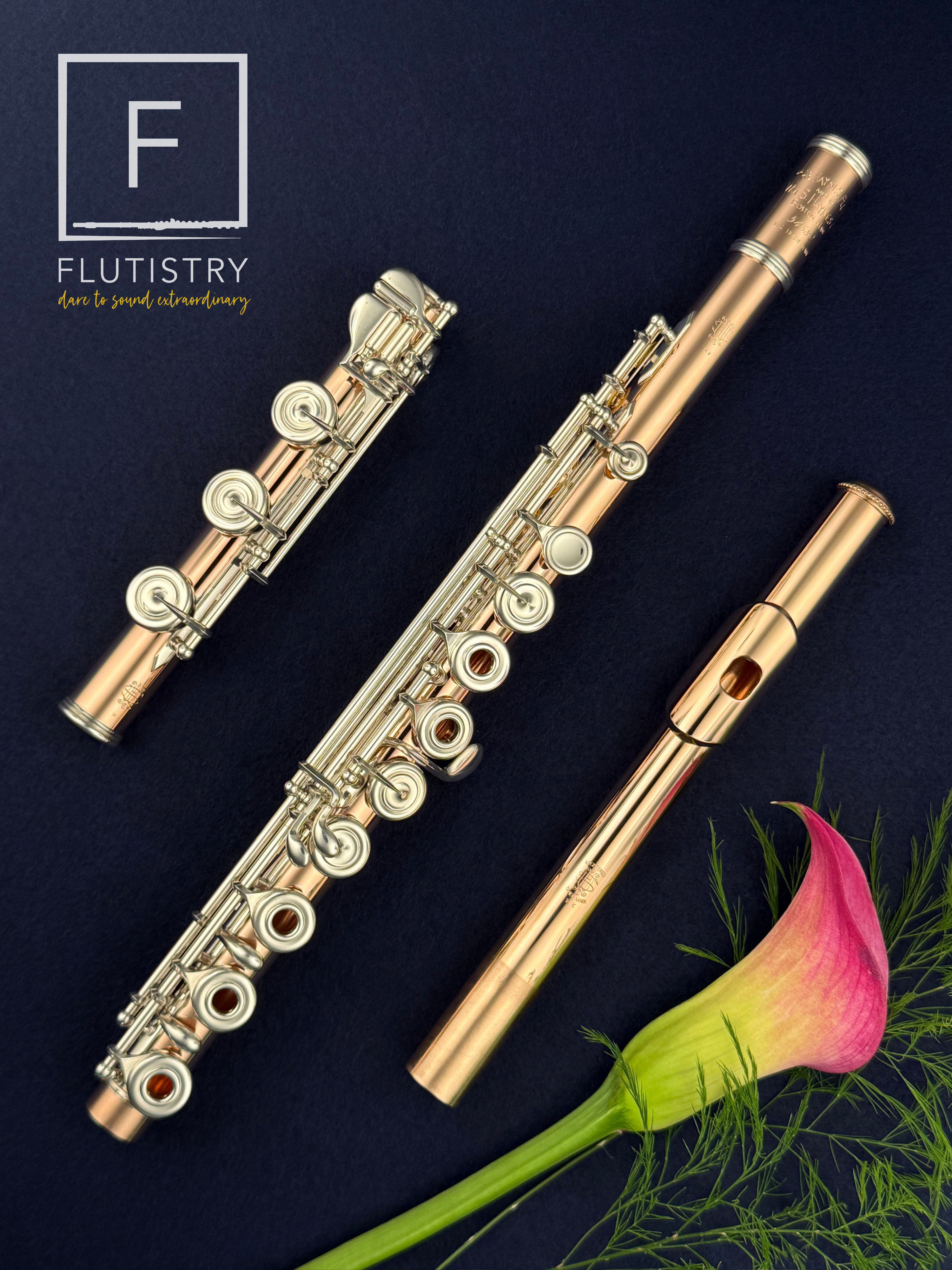 Haynes Flute - 14K Gold/Silver