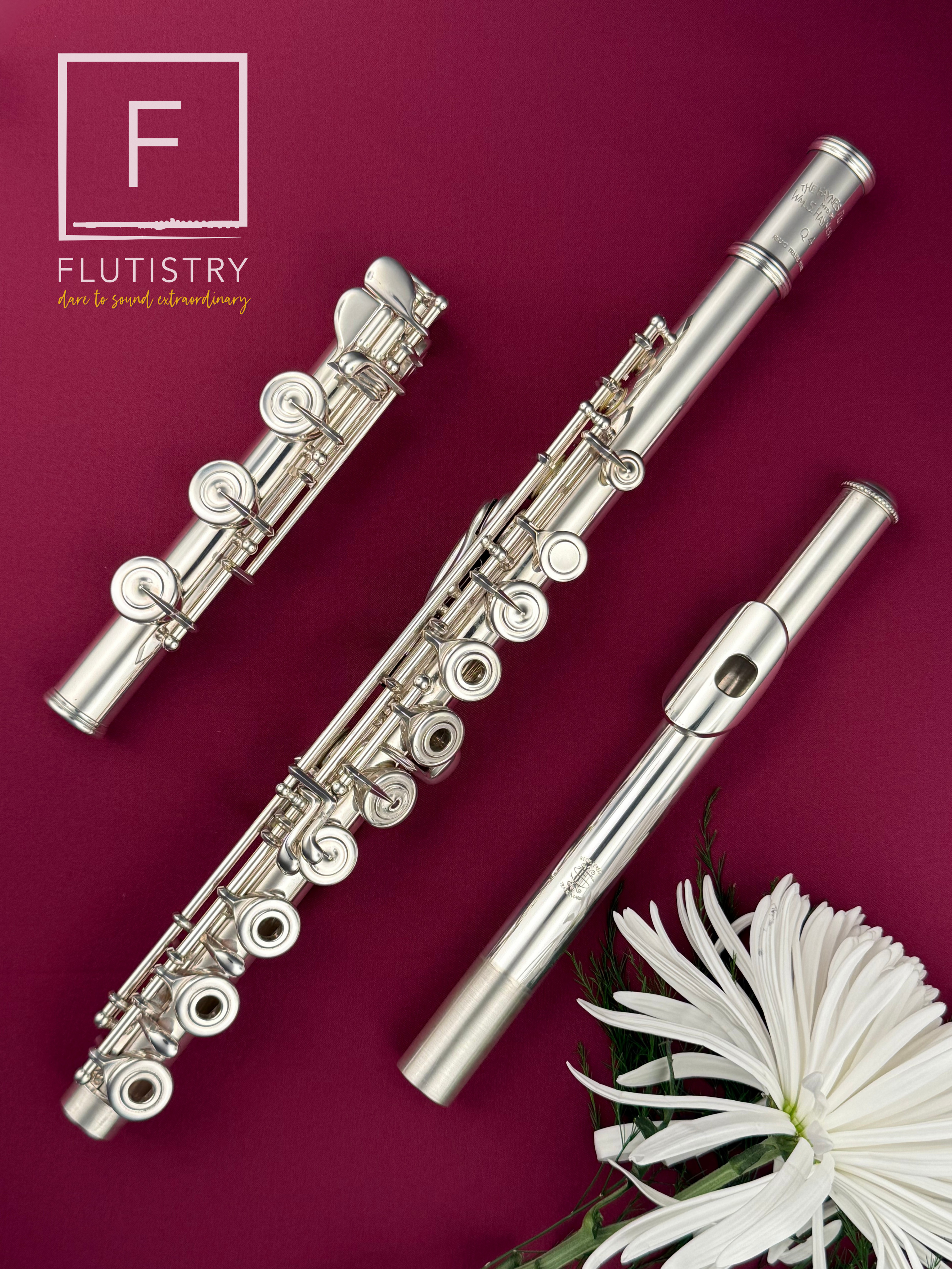 Haynes Flute - Q Series - Q4 - B footjoint, Offset G, C# trill, Open hole