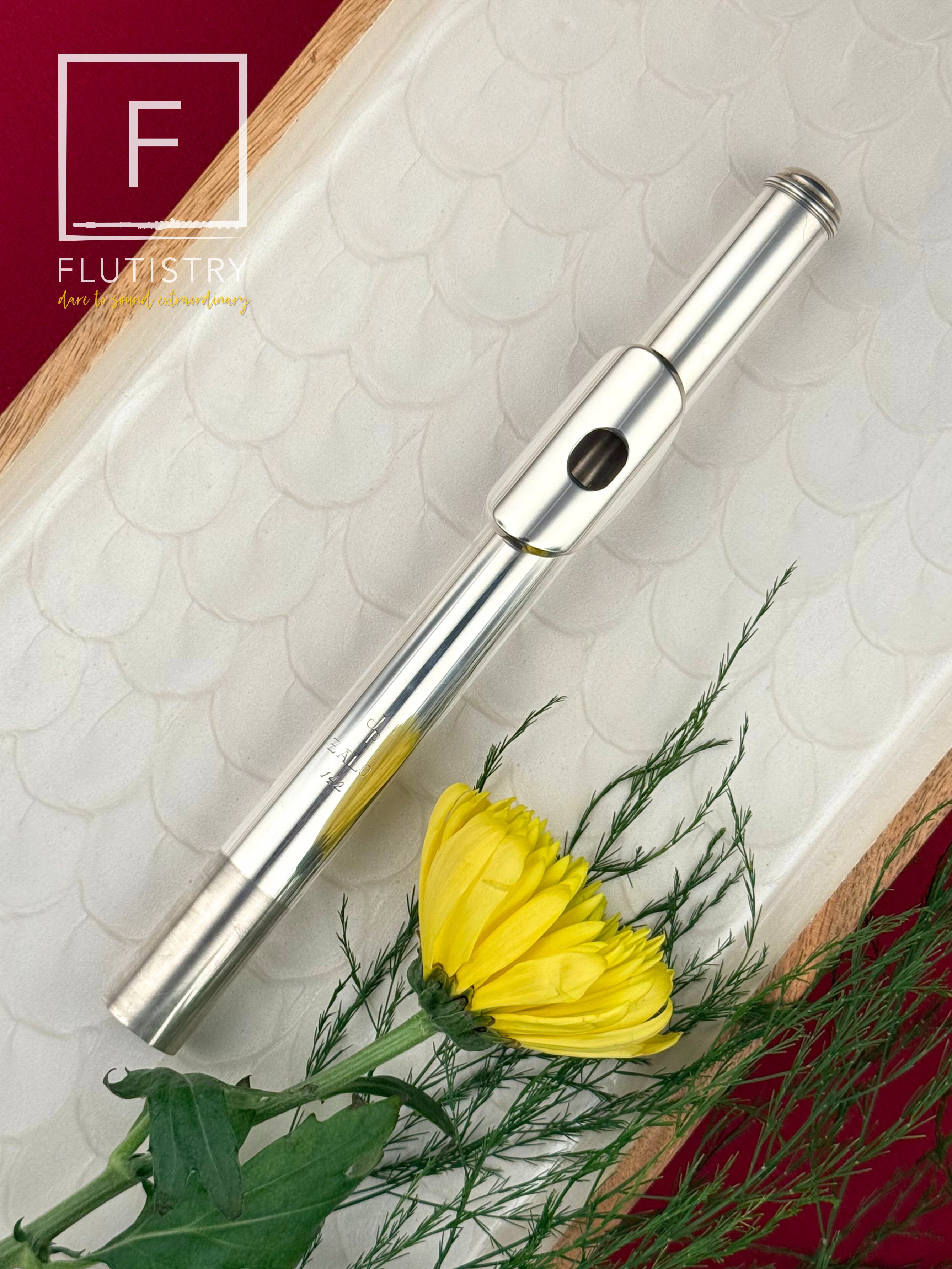 James Pellerite JP Zalo Headjoint - Silver - #142