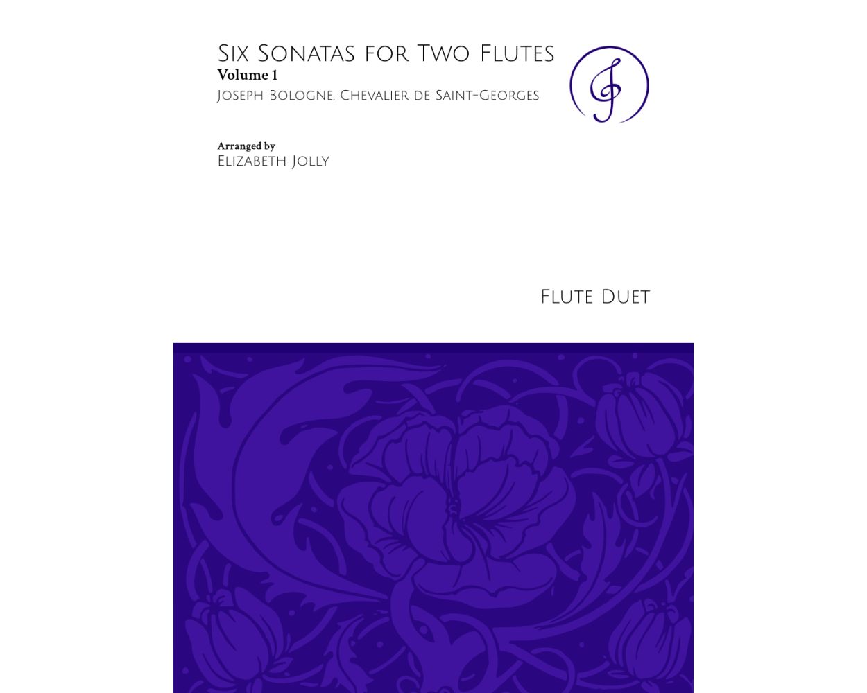 Bologne, Joseph - Six Sonatas for Two Flutes Vol. 1 - FLUTISTRY