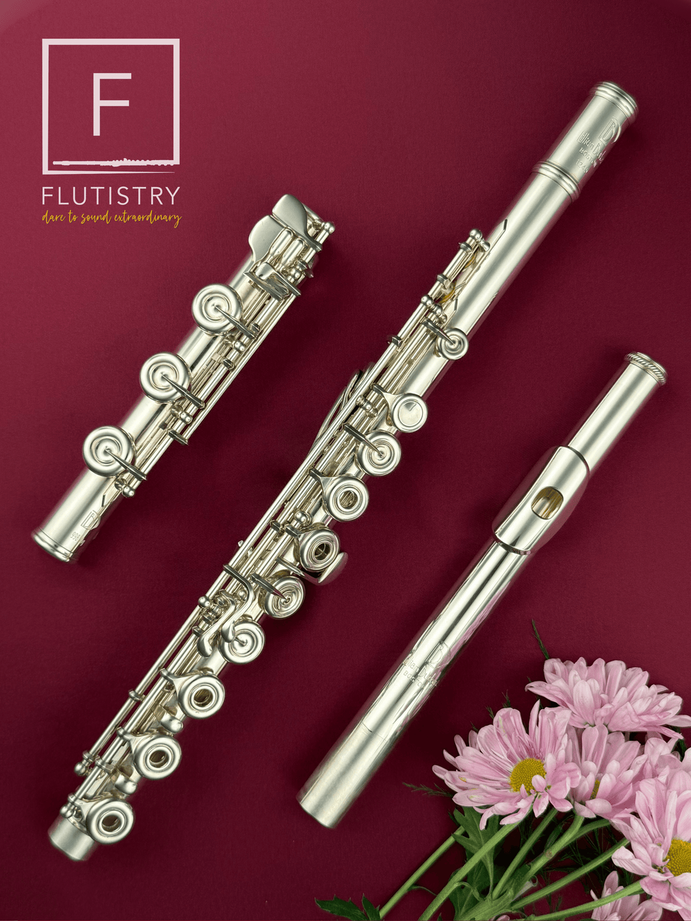 Burkart Elite Flute - Silver - B footjoint, Offset G, Split E, C trill, D roller, Open hole - FLUTISTRY