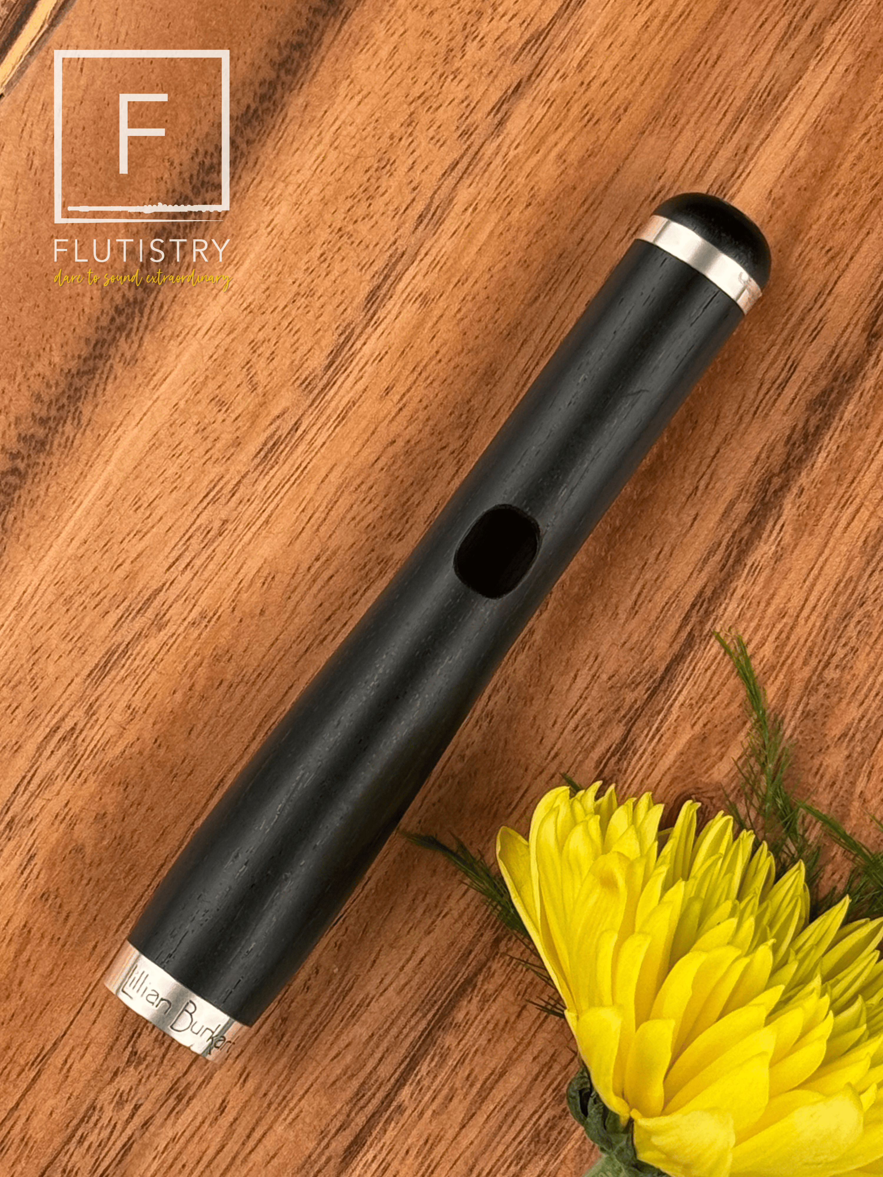 Burkart Piccolo Headjoint - Grenadilla - 2559 - FLUTISTRY