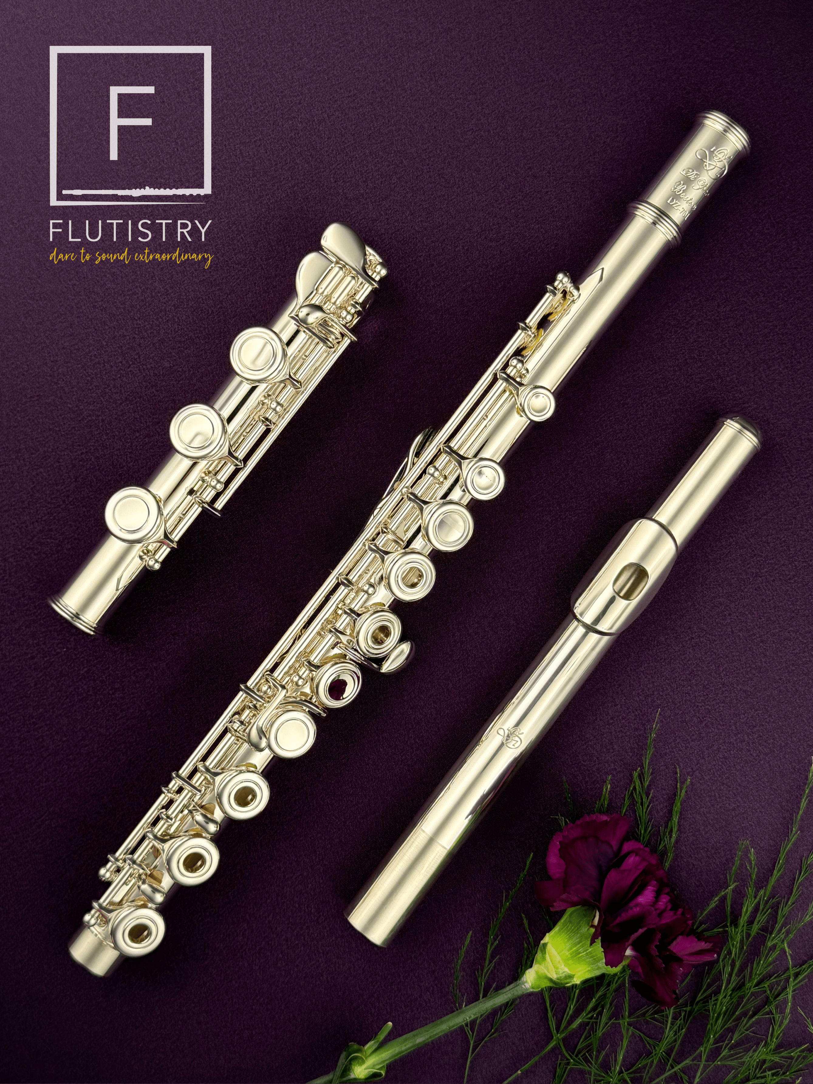 Di Zhao Flute - DZ701 - B footjoint, Offset G, Split E, Open hole - FLUTISTRY