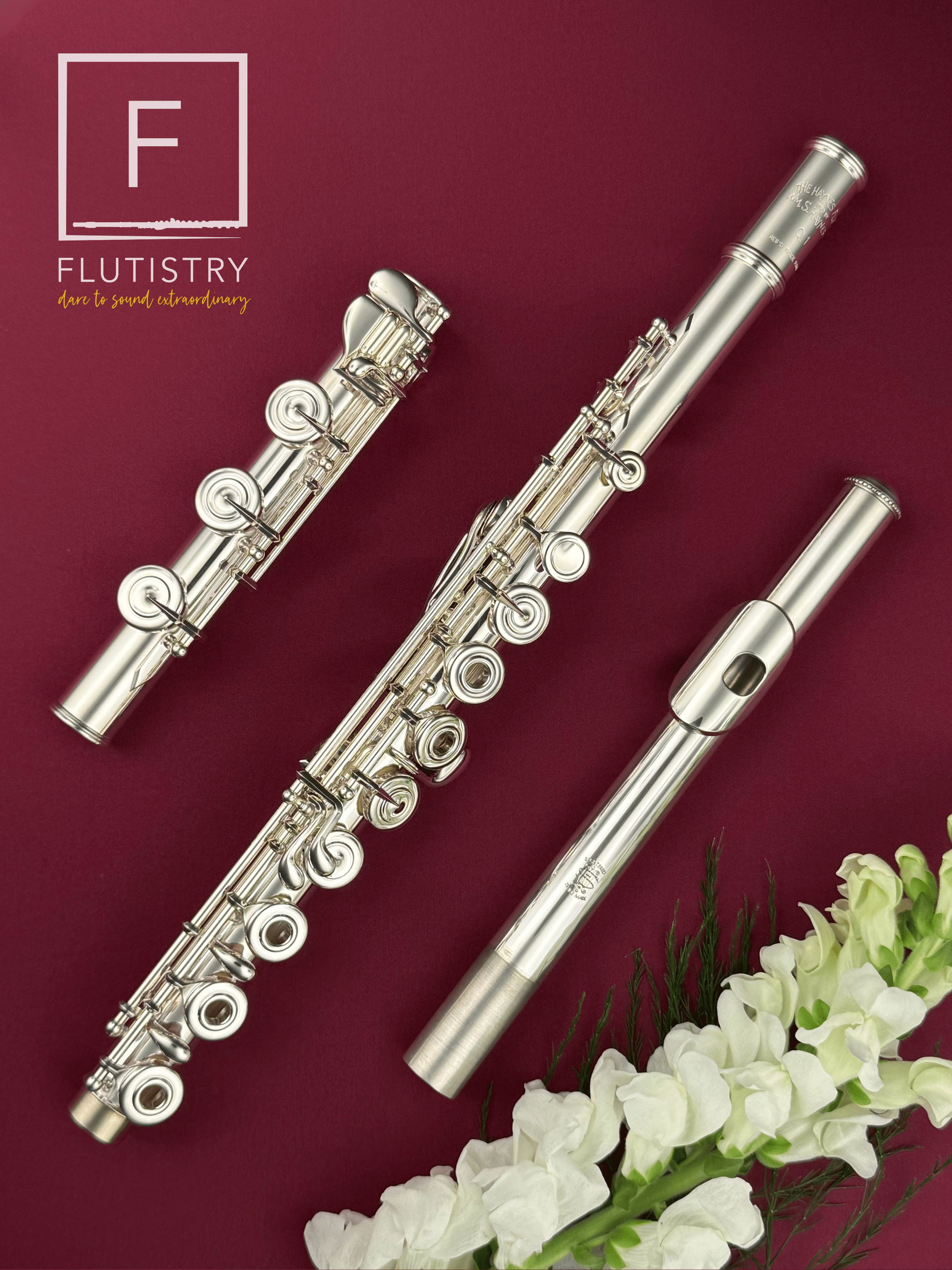 Haynes Flute - Q Series - Q1 - B footjoint, Offset G, Open hole - FLUTISTRY