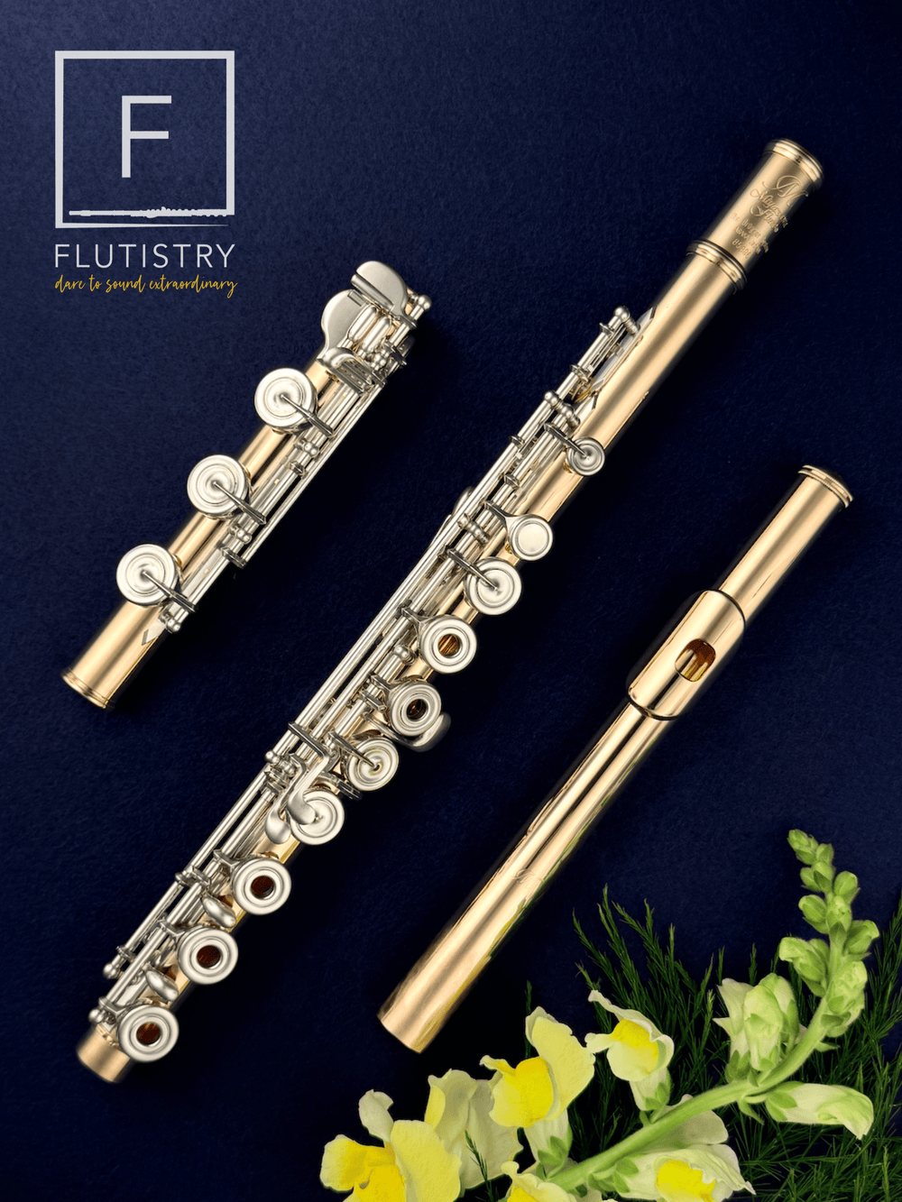 Miyazawa Flute - 14K Gold/Silver - 85386 - FLUTISTRY