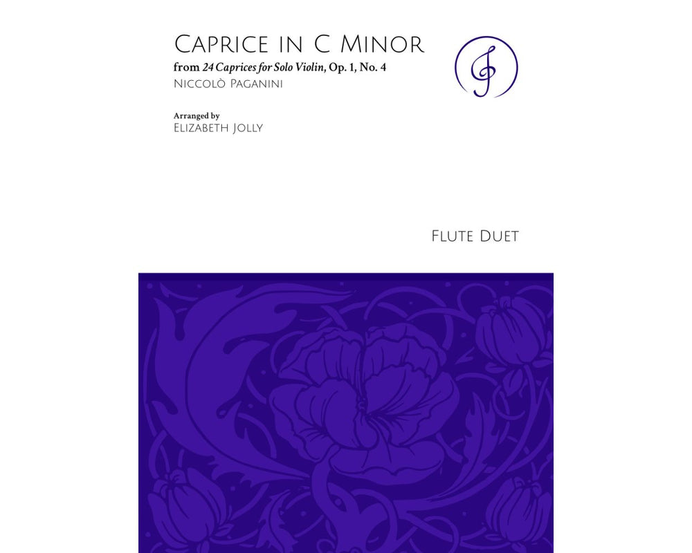 Paganini, N. - Caprice in C Minor from "24 Caprices for Solo Violin," Op. 1, No. 4 - FLUTISTRY