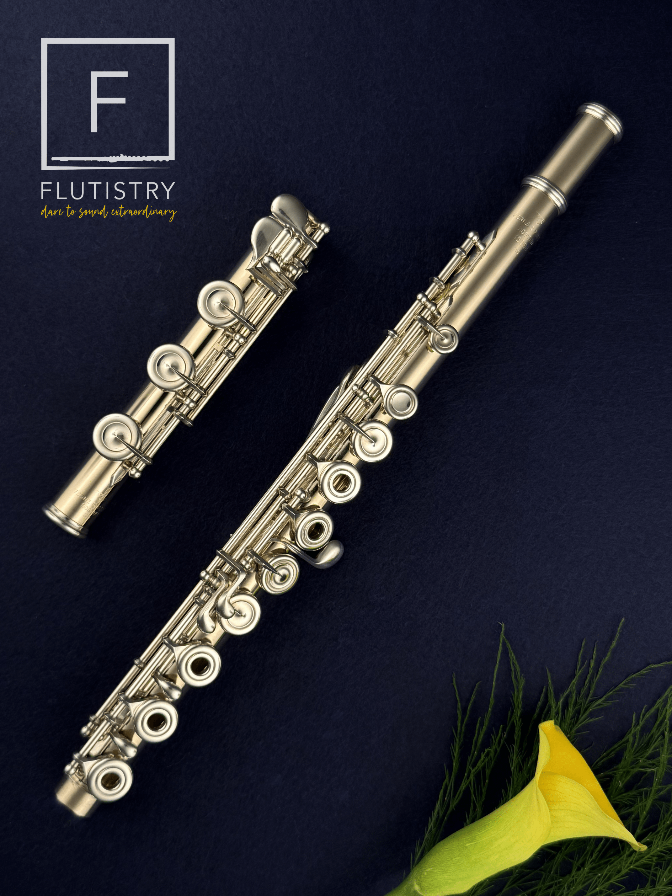 Powell Flute - 14K White Gold/Silver - 13096 *BODY ONLY* - FLUTISTRY