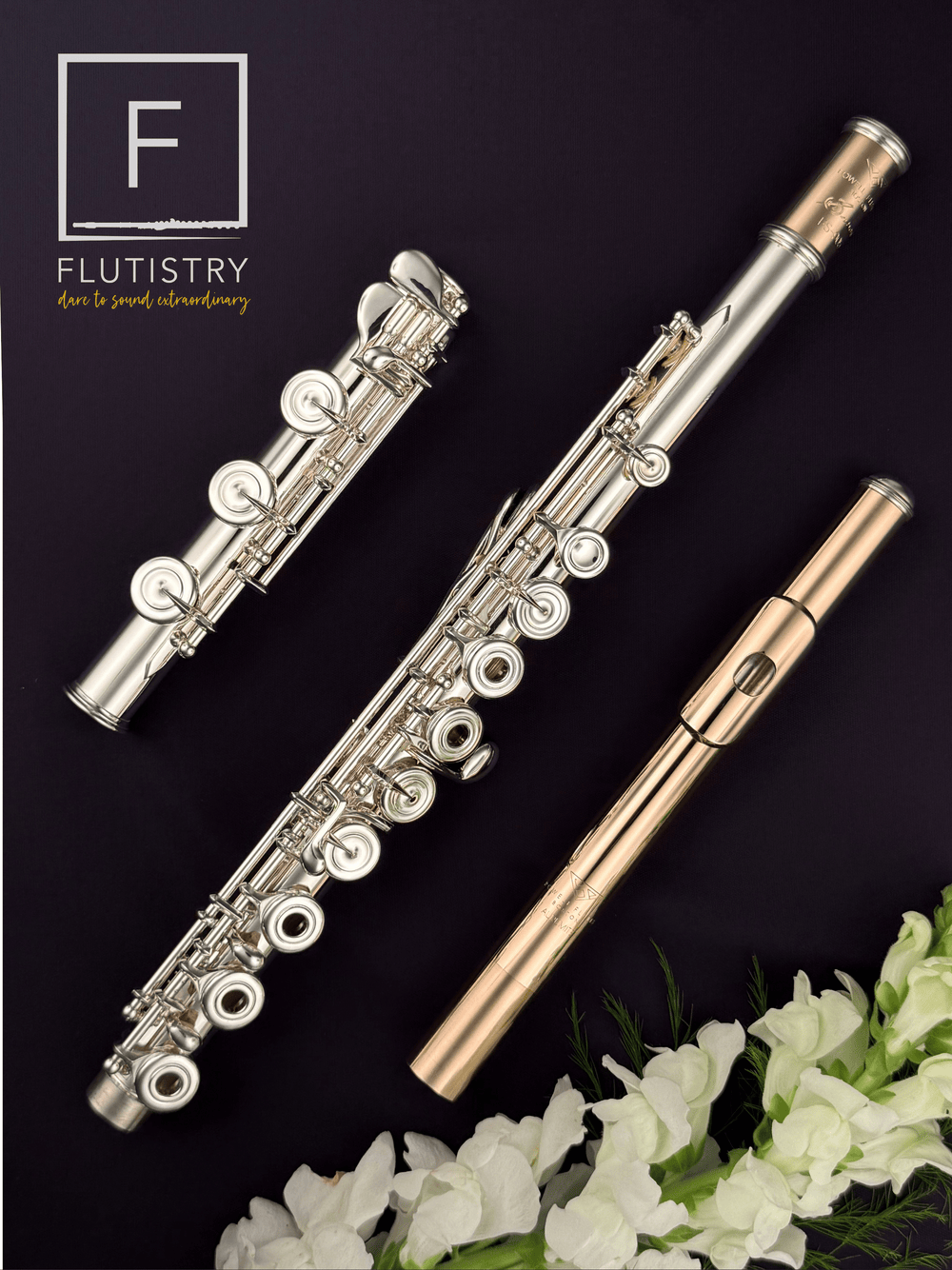 Powell Sonare Flute - PS - 905 - B footjoint, Offset G, C trill, Open hole - FLUTISTRY