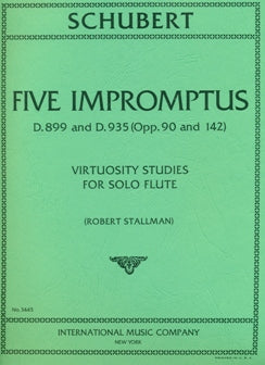 Schubert, F. - Five Impromptus, D. 899 and D. 935
