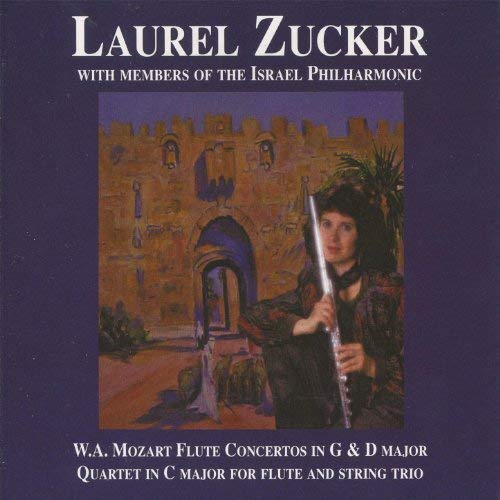 Laurel Zucker with members of the Israel Philharmonic