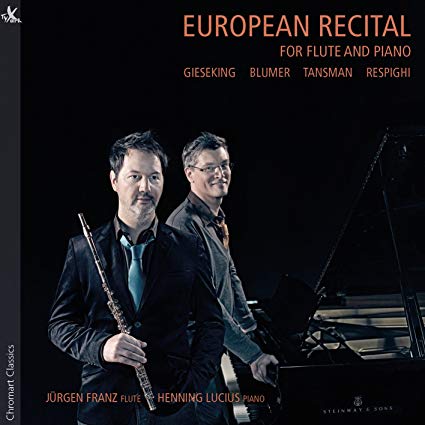 European Recital for Flute and Piano CD (Jürgen Franz)