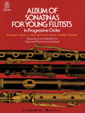 Album of Sonatina for Young Flutists- In Progressive Order