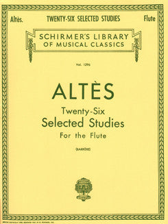 Altès, H. - Twenty-Six Selected Studies - FLUTISTRY BOSTON
