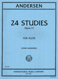 Andersen, J. - 24 Studies, Op. 21 - FLUTISTRY BOSTON