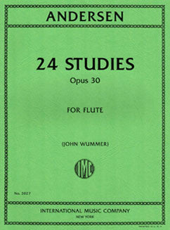 Andersen, J. - 24 Studies, Op. 30 - FLUTISTRY BOSTON