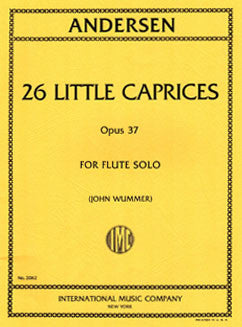 Andersen, J. - 26 Little Caprices, Op. 37 - FLUTISTRY BOSTON