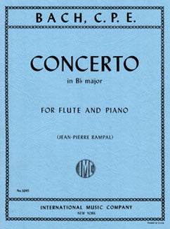 Bach, C.P.E. - Concerto in B flat major - FLUTISTRY BOSTON