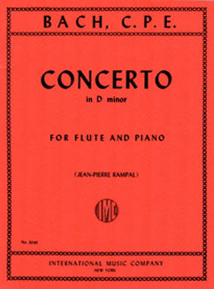 Bach, C.P.E. - Concerto in D minor - FLUTISTRY BOSTON