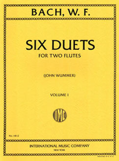Bach, W.F. - Six Duets: Vol. I - FLUTISTRY BOSTON
