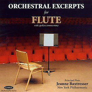 Orchestral Excerpts for Flute CD (Jeanne Baxtresser) - FLUTISTRY BOSTON