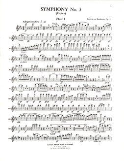Beethoven, L. - Leonore Overture No. 3 - Flute I - FLUTISTRY BOSTON