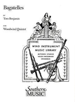 Benjamin, T. - Bagatelles for woodwind quintet - FLUTISTRY BOSTON