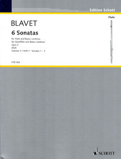 Blavet, M. - Six Sonatas, Op 2: Vol I - FLUTISTRY BOSTON