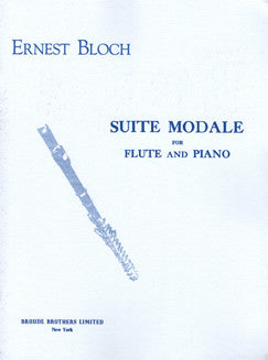 Bloch, E. - Suite Modale - FLUTISTRY BOSTON