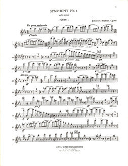 Brahms, J. - Symphony No. 1 - Flute I - FLUTISTRY BOSTON