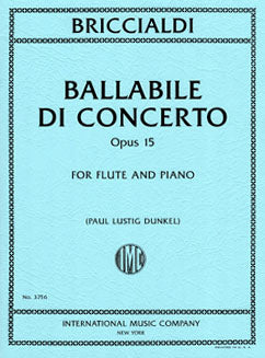 Briccialdi, G. - Ballabile Di Concerto - FLUTISTRY BOSTON