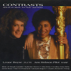 Contrasts, American Music for Flute and Harp CD (Leone Buyse) - FLUTISTRY BOSTON