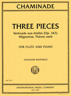 Chaminade, C. - Three Pieces - FLUTISTRY BOSTON